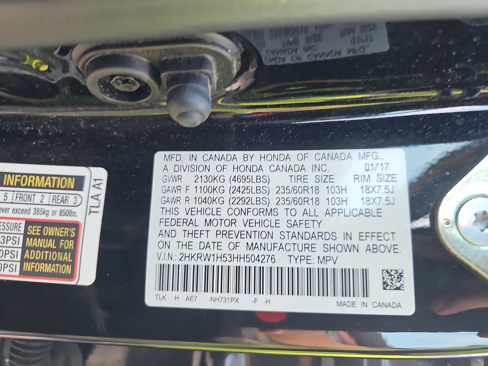 2017 Honda CR-V EX FWD