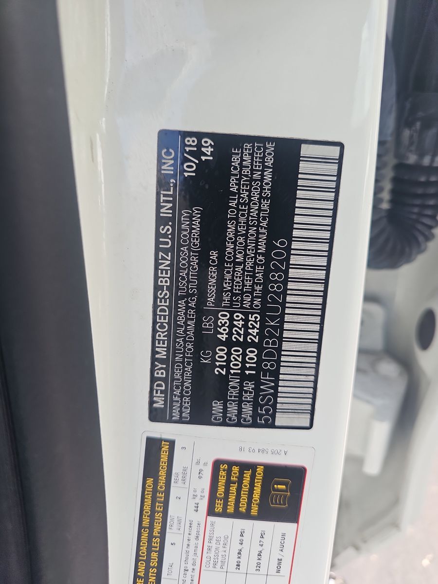 2019 Mercedes-Benz C-Class C 300 RWD