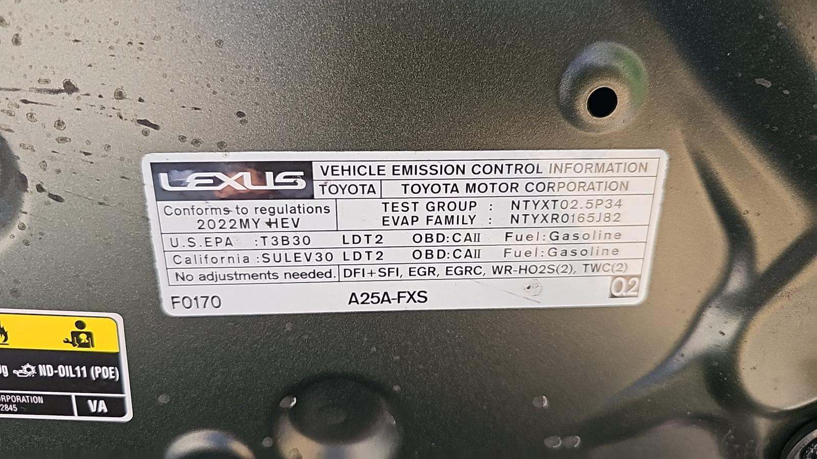 2022 Lexus NX NX 350h AWD