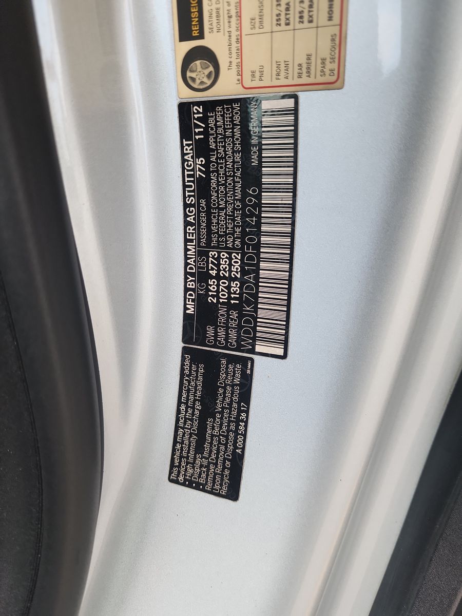 2013 Mercedes-Benz SL-Class SL 550 RWD