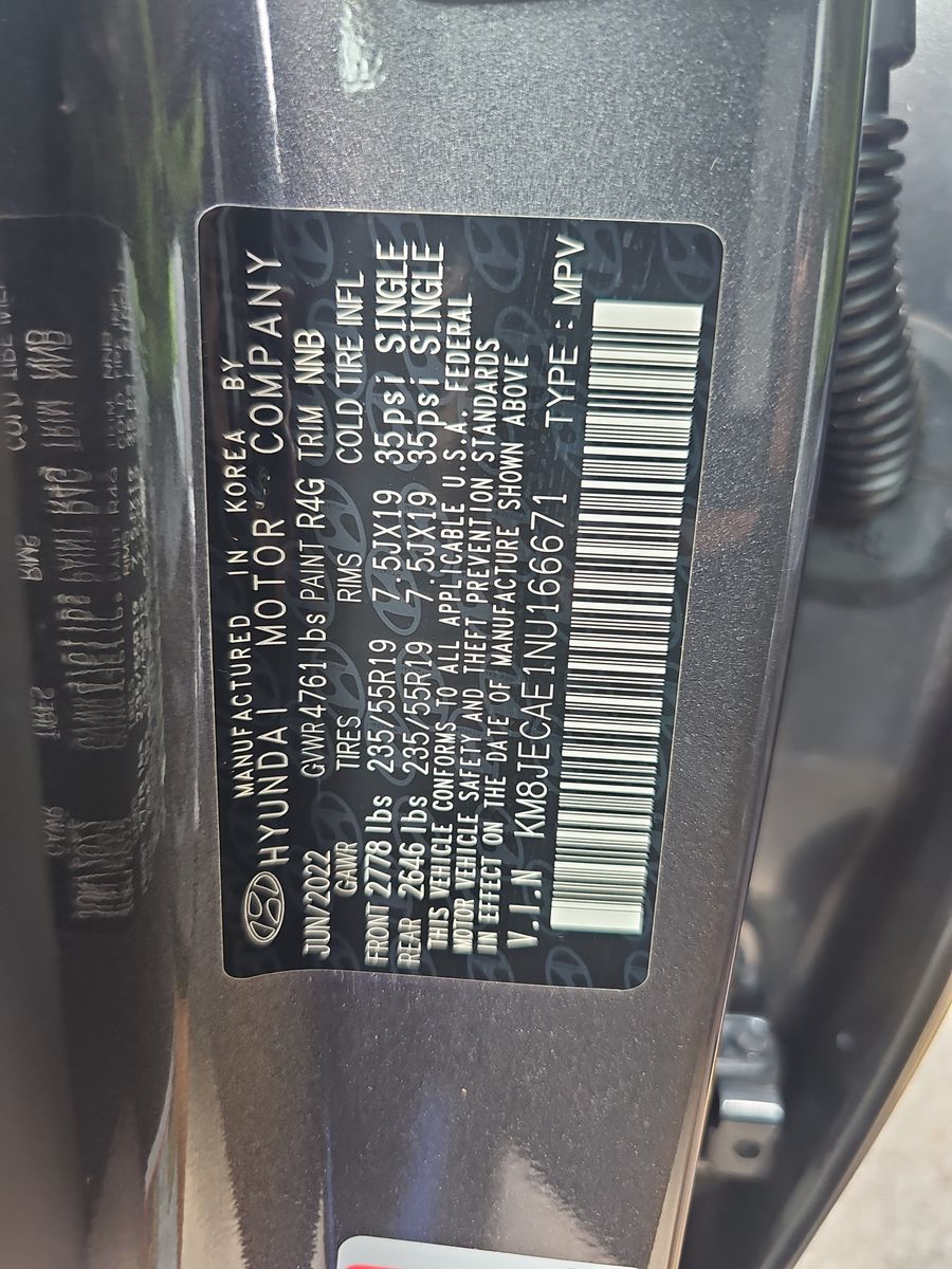 2022 Hyundai Tucson Limited AWD