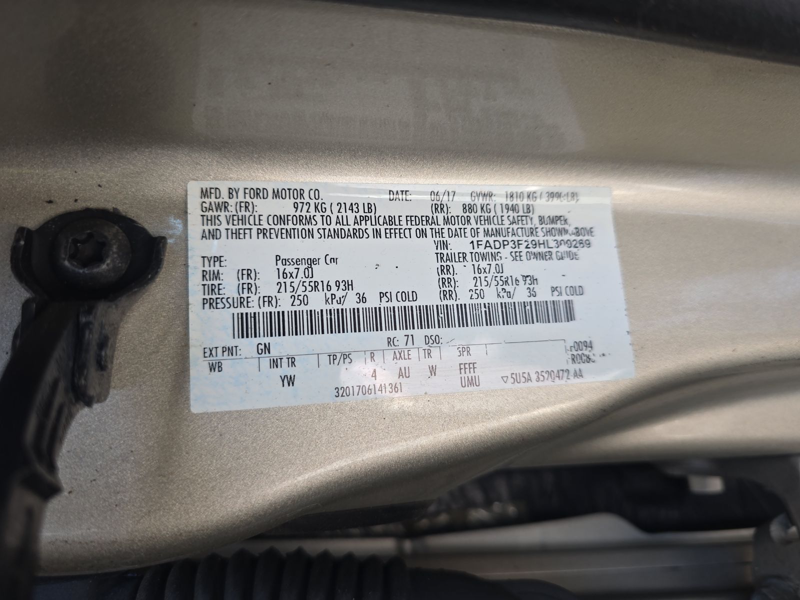 2017 Ford Focus SE FWD