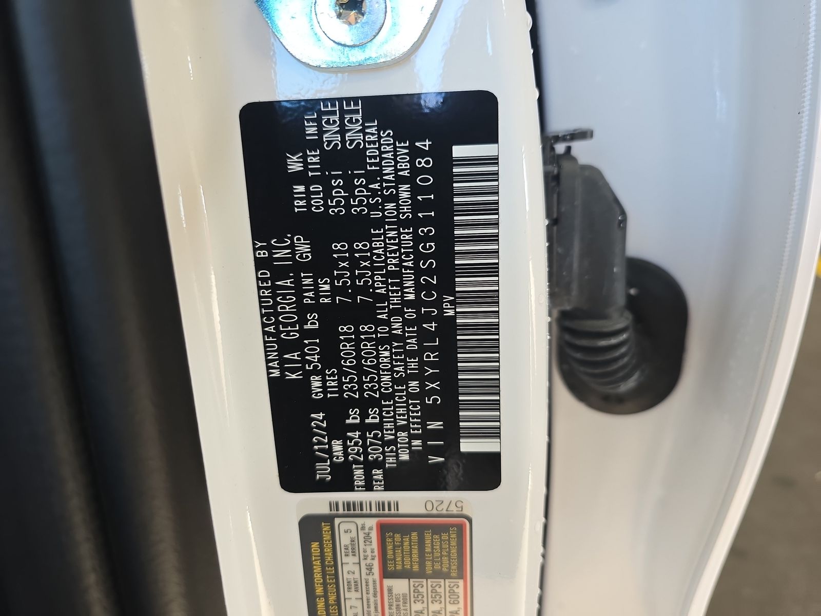 2025 Kia Sorento S FWD