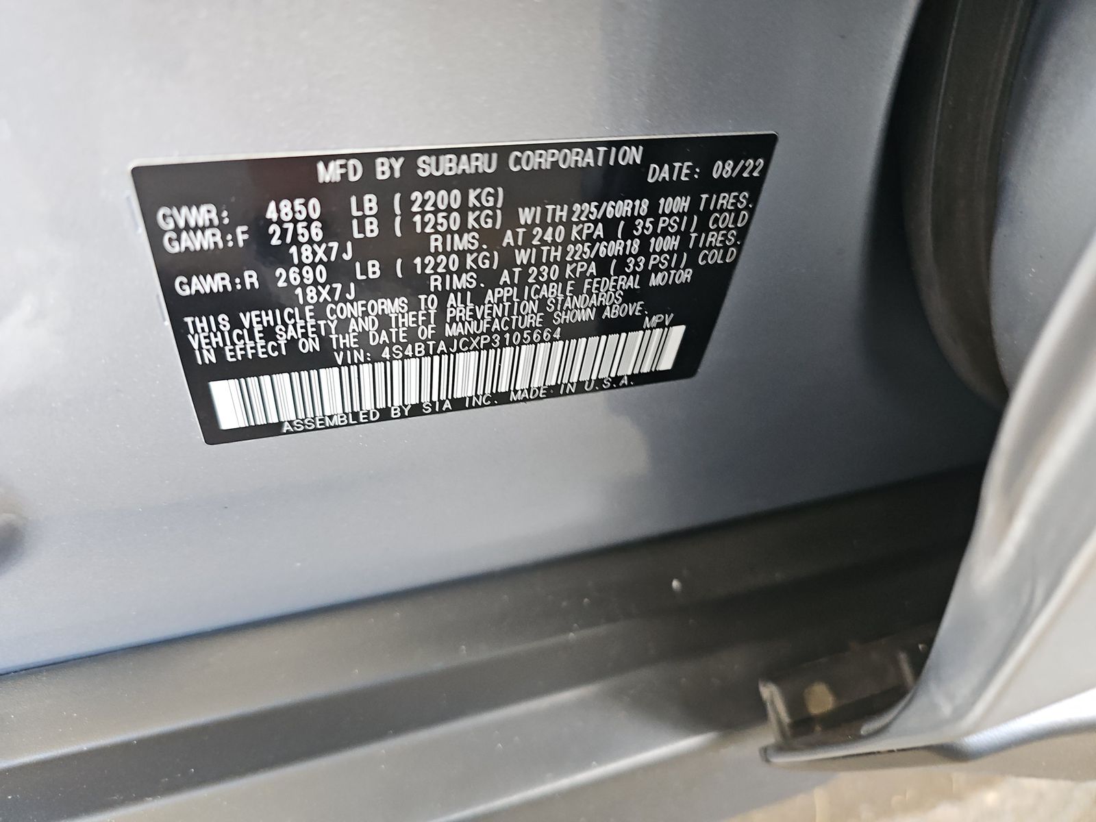 2023 Subaru Outback Onyx Edition AWD