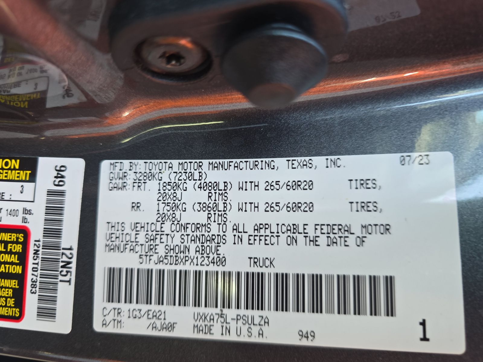 2023 Toyota Tundra Limited AWD