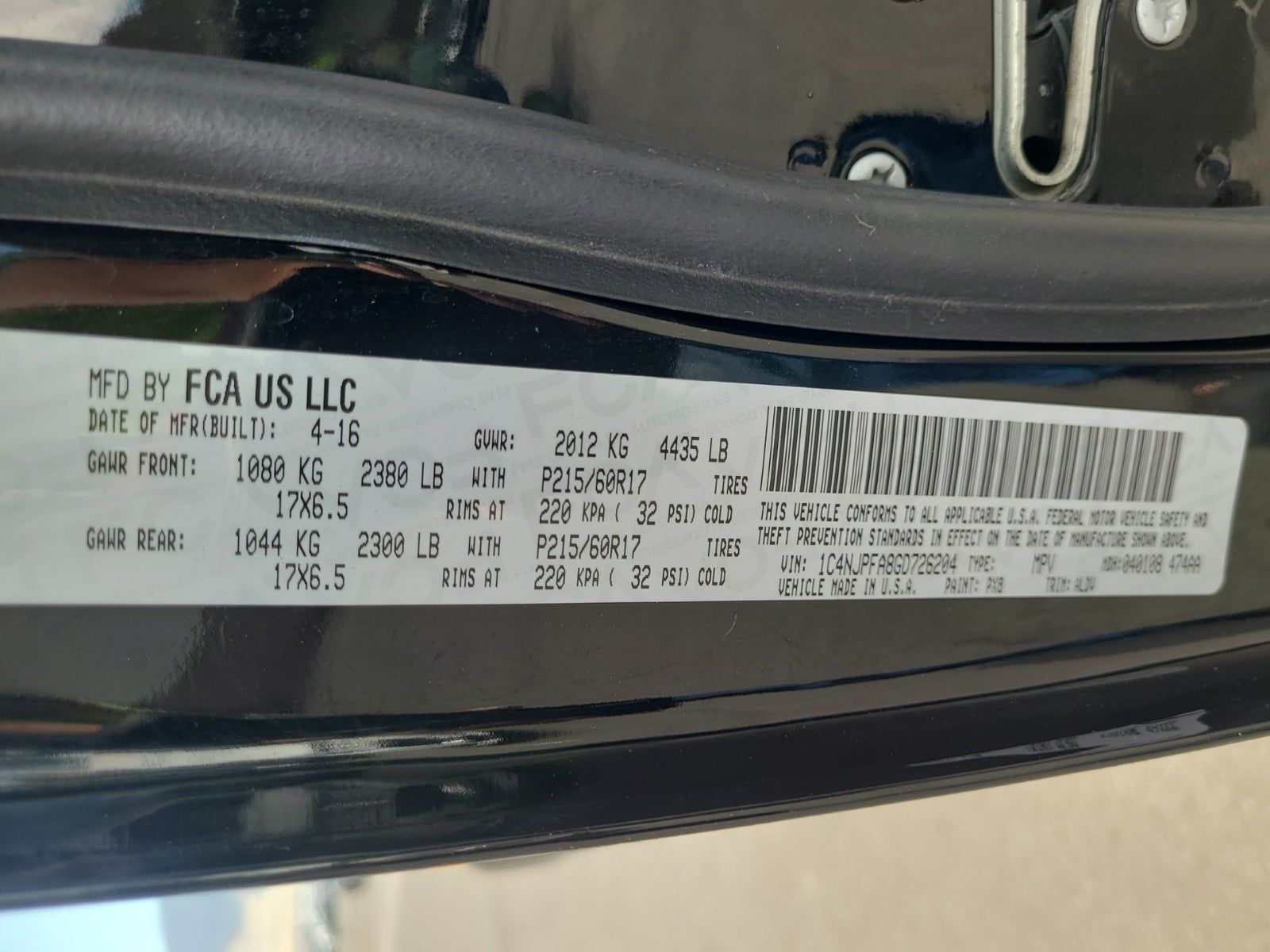 2016 Jeep Patriot Latitude High Altitude Edition FWD