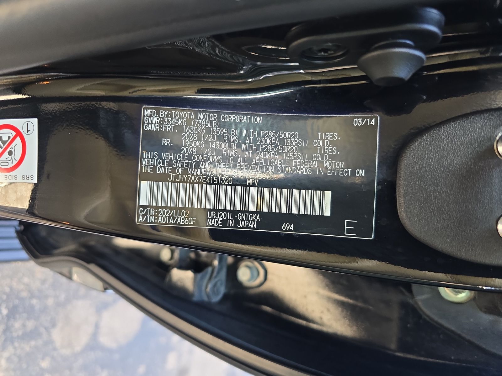 2014 Lexus LX LX 570 AWD