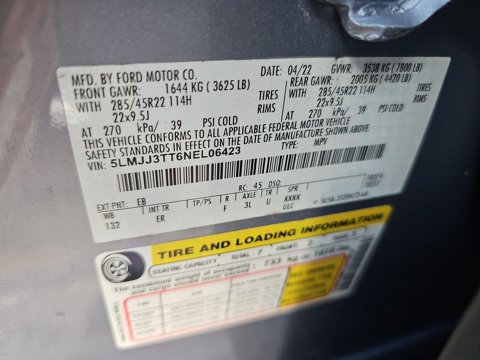 2022 Lincoln Navigator L Black Label AWD