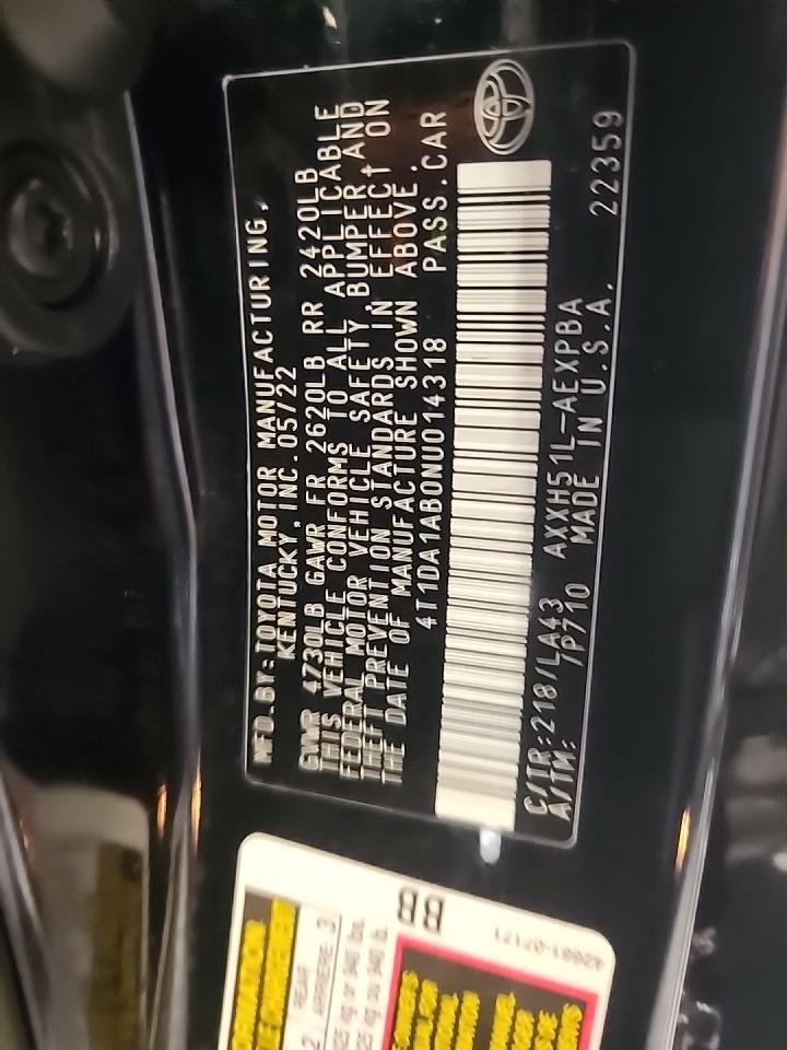 2022 Toyota Avalon Hybrid Limited FWD