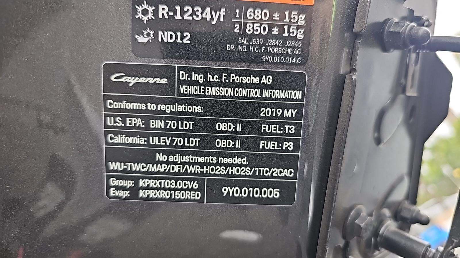 2019 Porsche Cayenne Base AWD