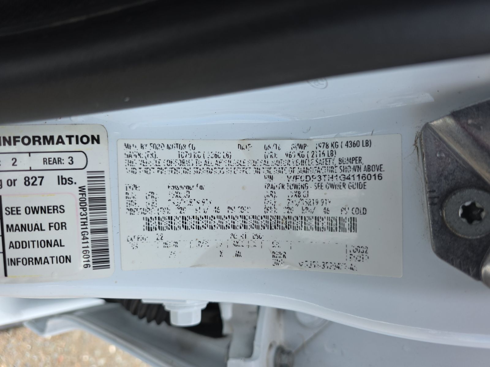 2016 Ford Focus RS AWD