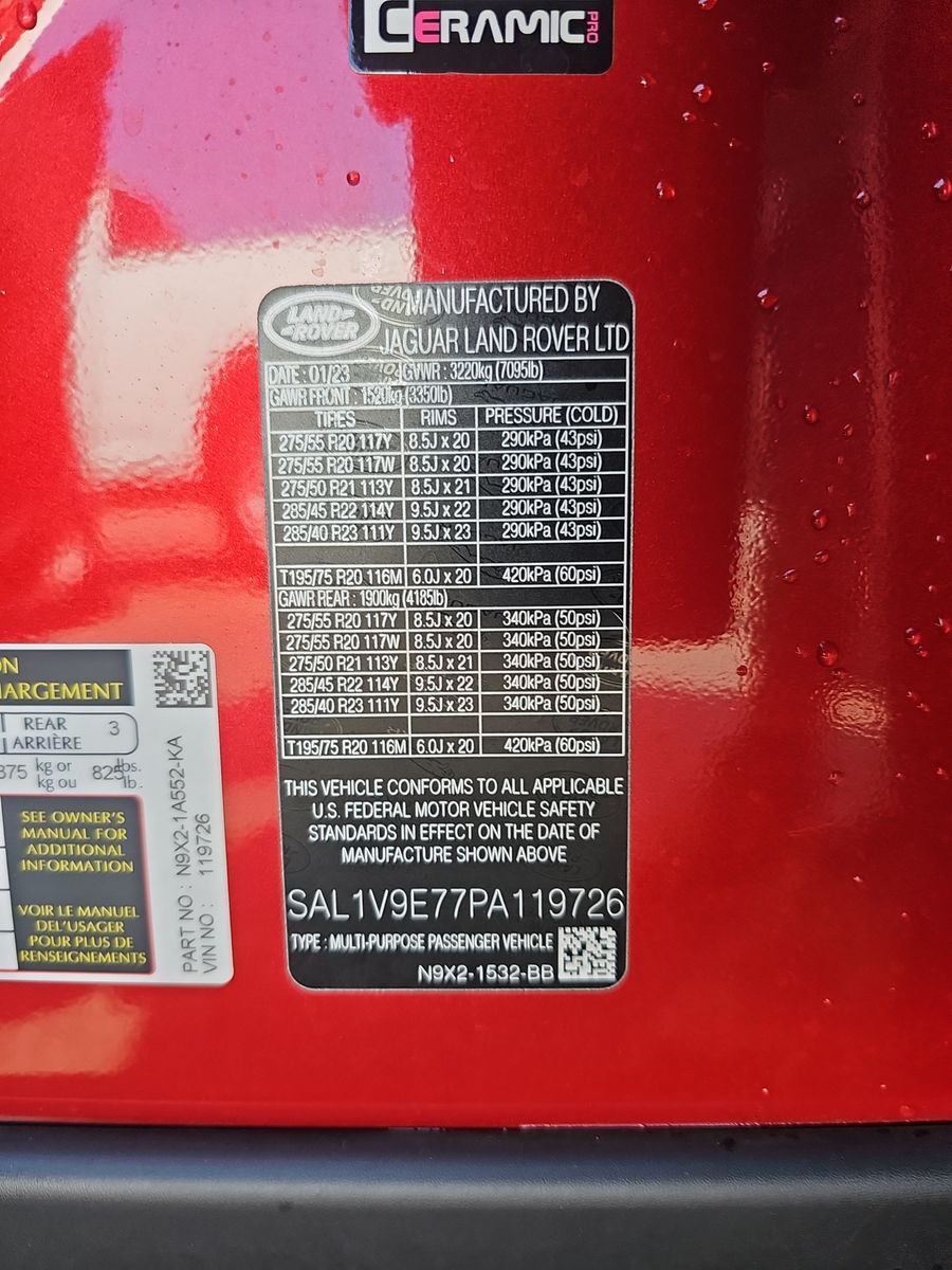 2023 Land Rover Range Rover Sport First Edition AWD