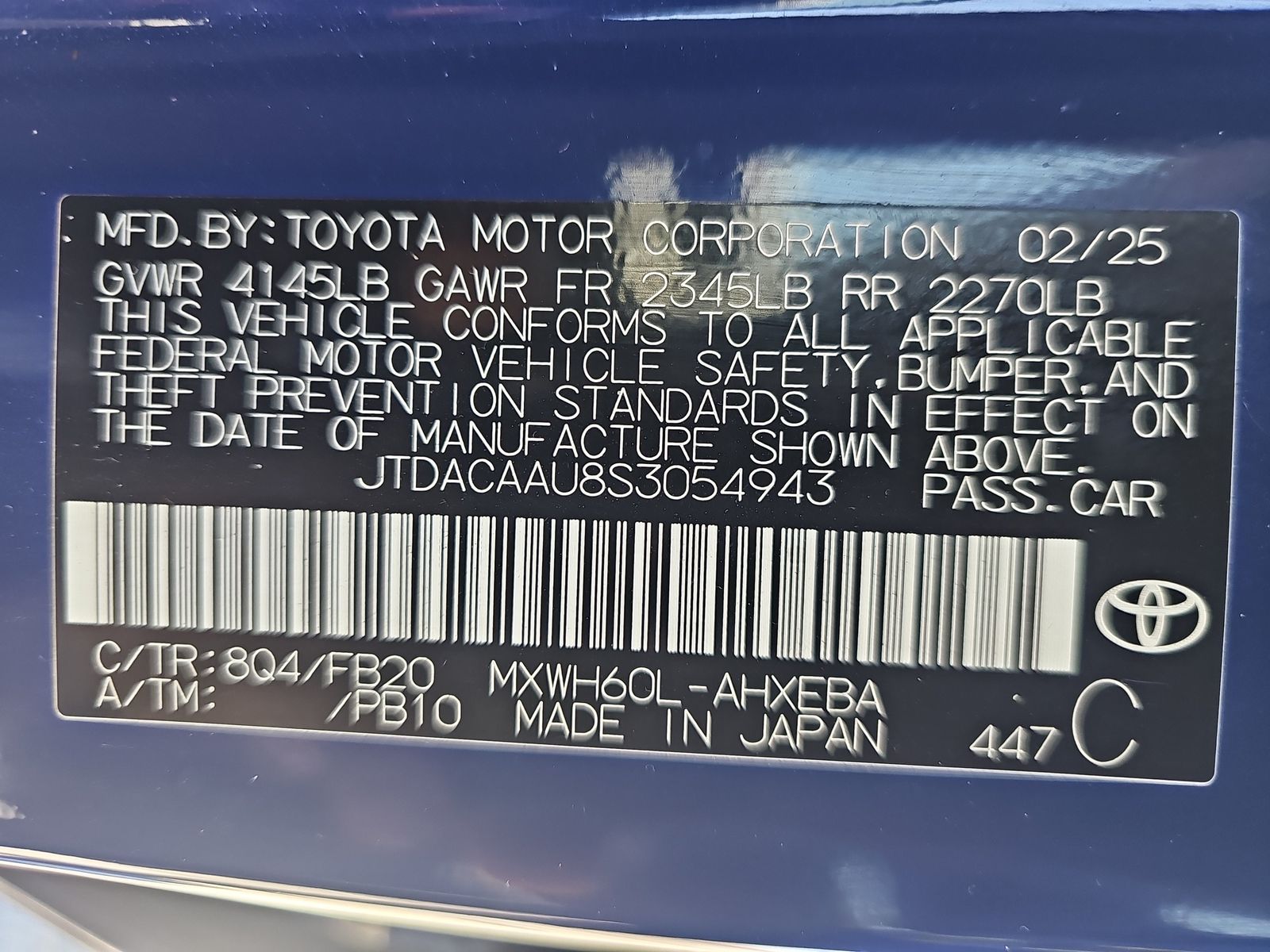 2025 Toyota Prius LE FWD
