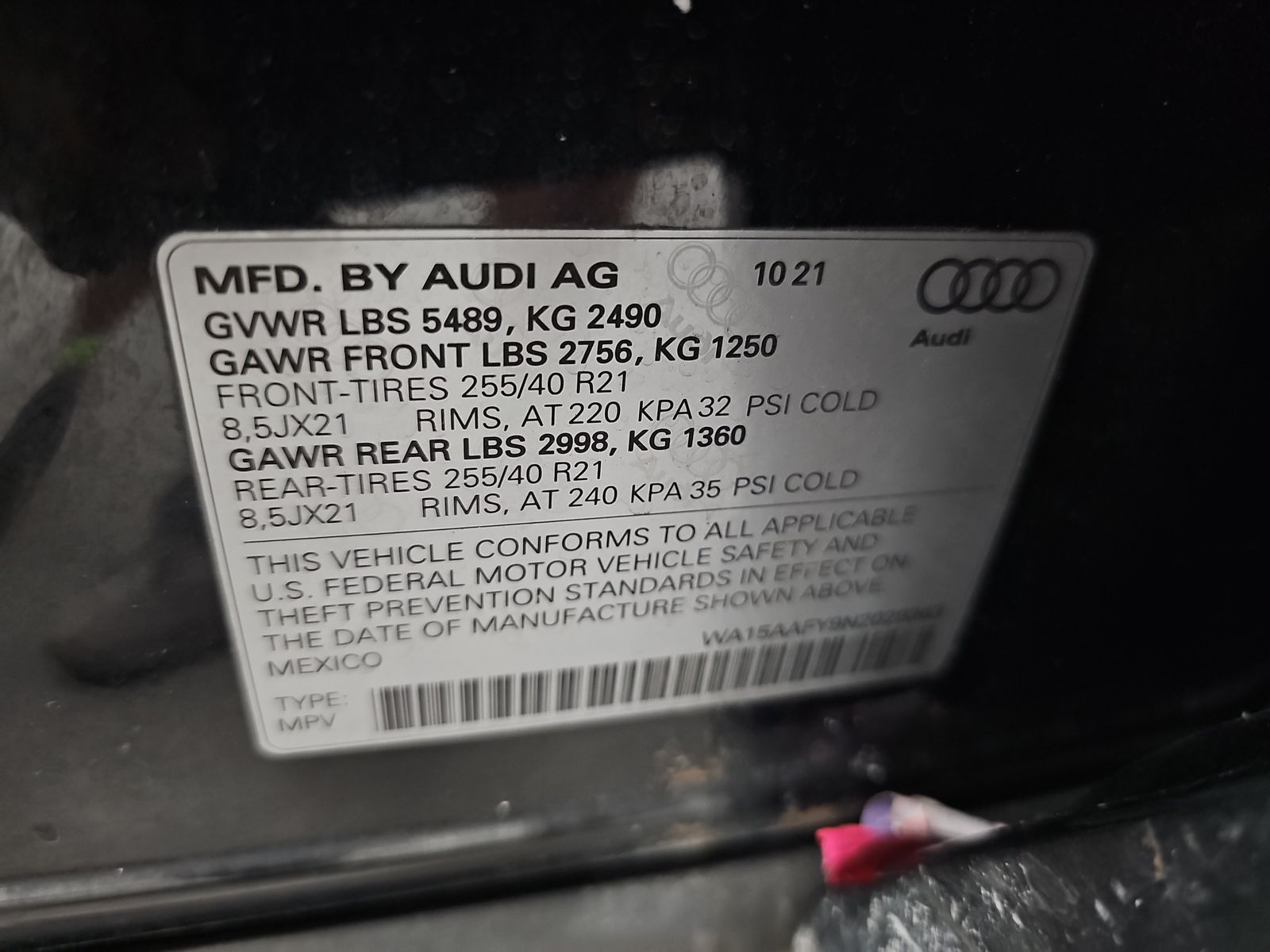 2022 Audi Q5 S line Premium Plus AWD