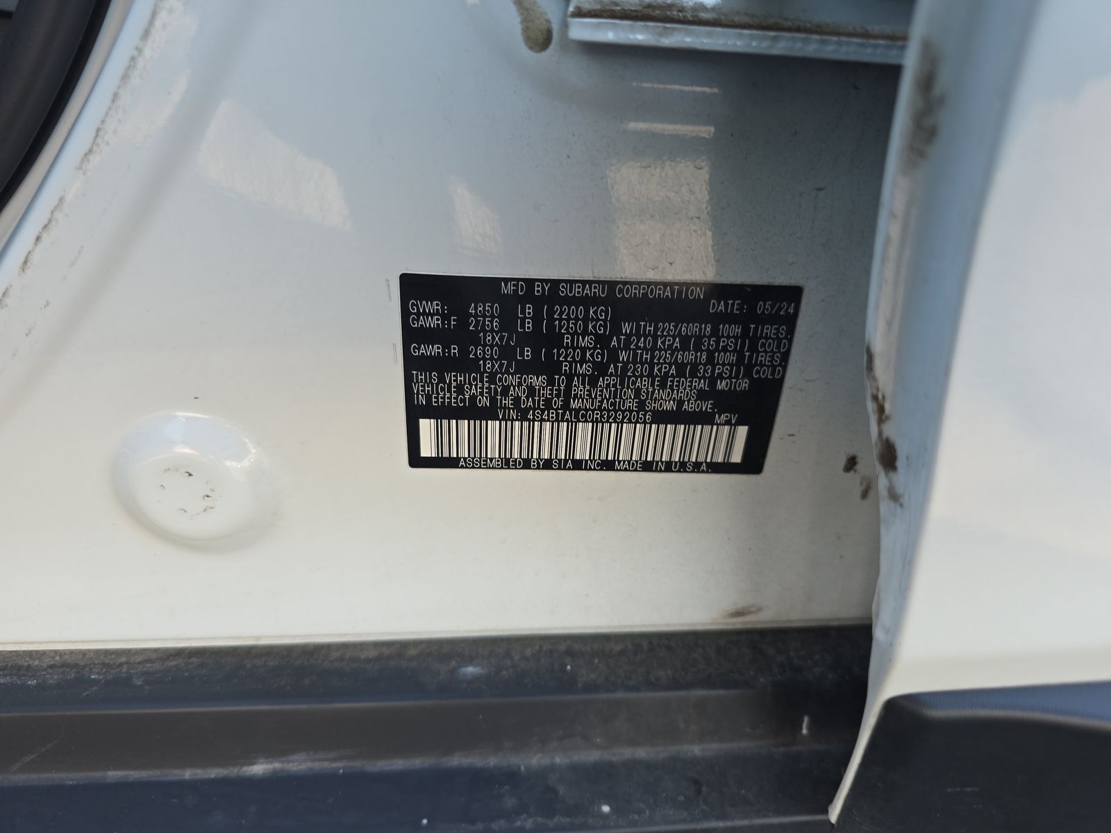 2024 Subaru Outback Onyx Edition AWD