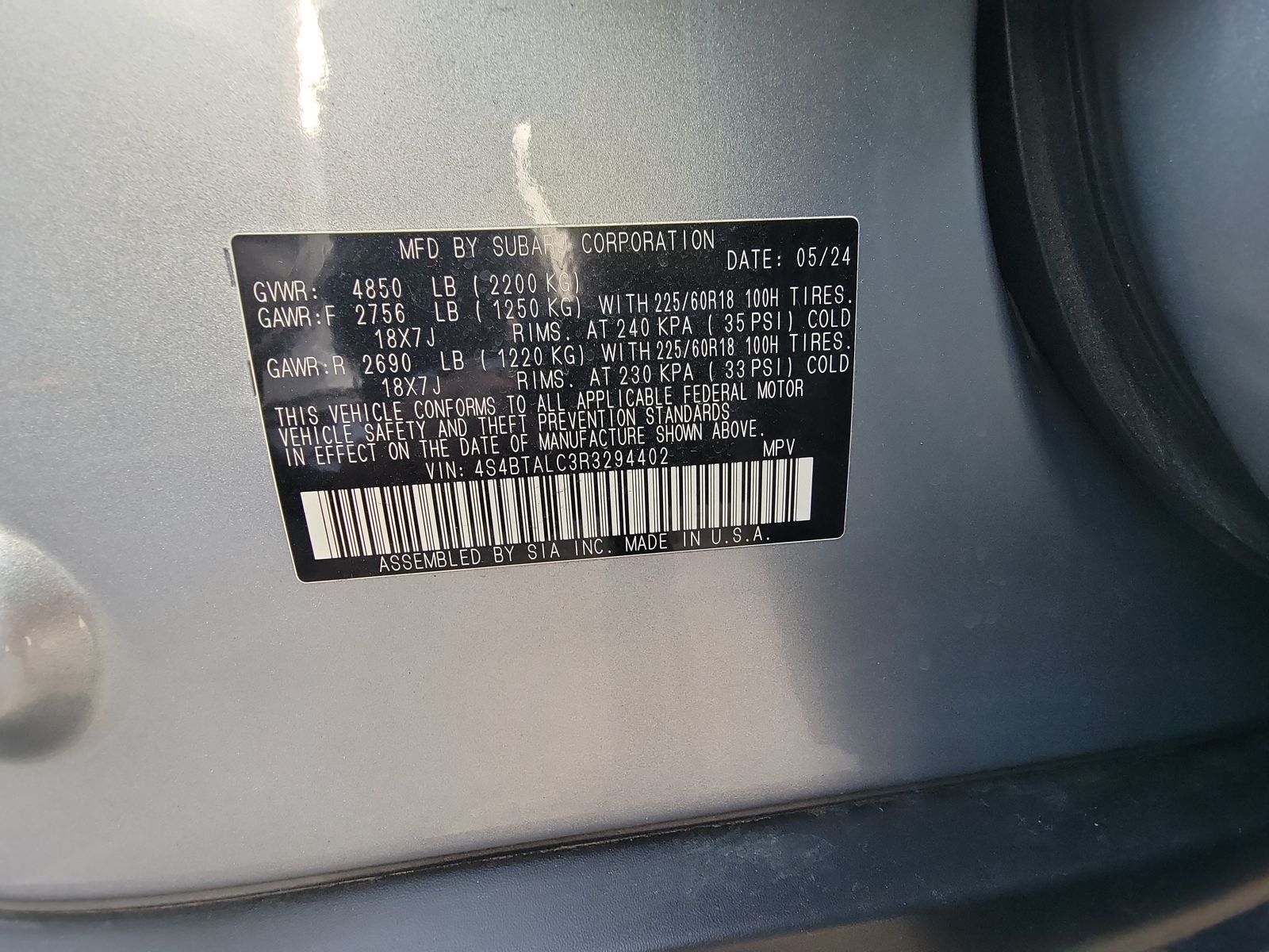 2024 Subaru Outback Onyx Edition AWD