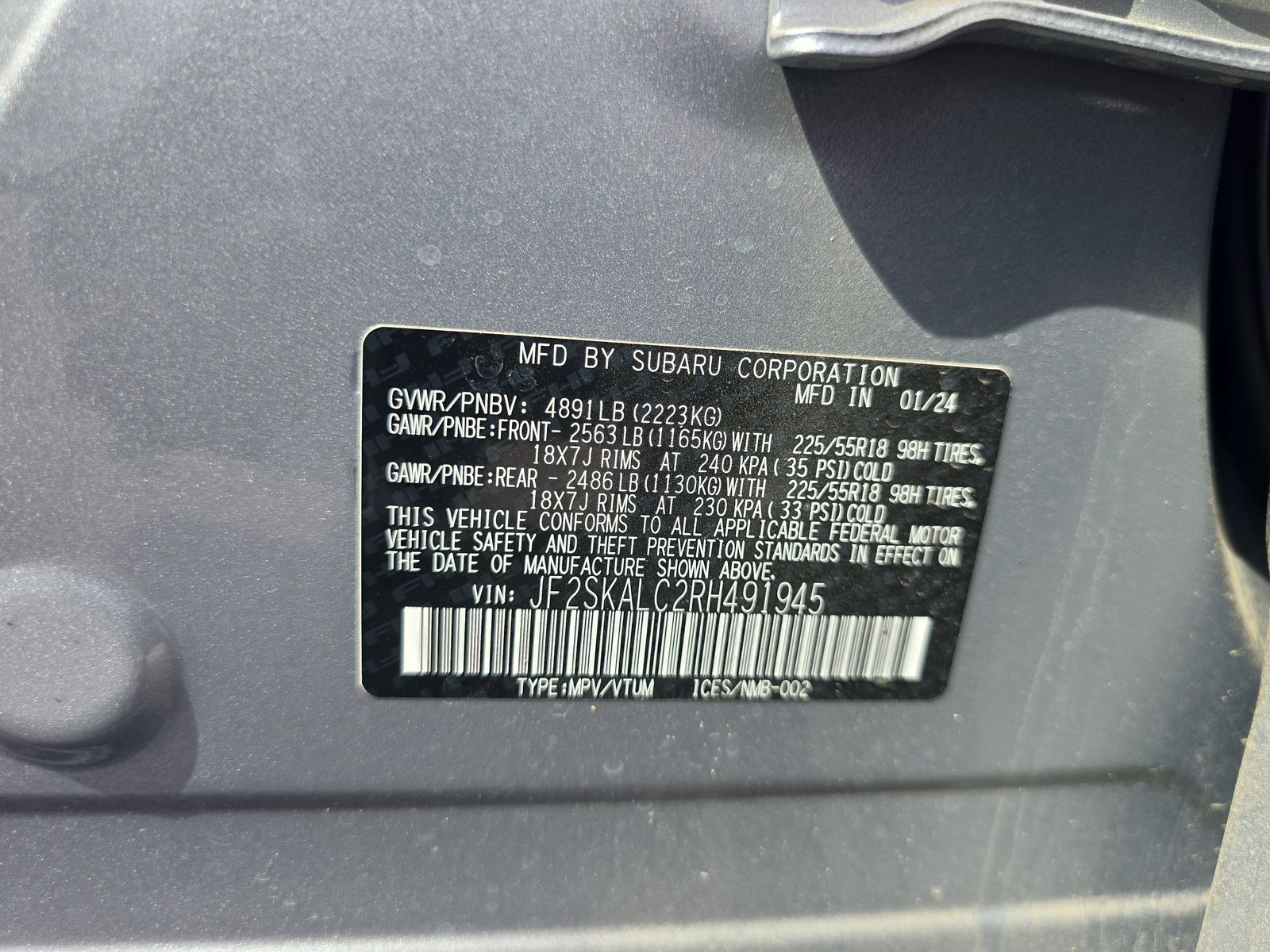 2024 Subaru Forester Limited AWD