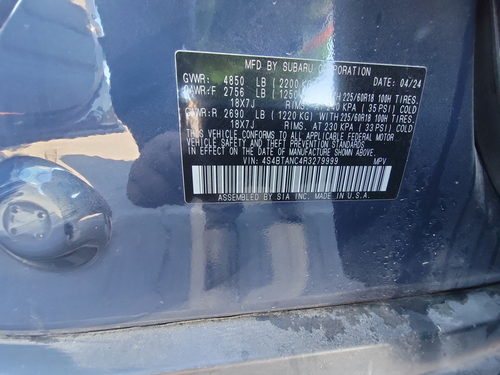 2024 Subaru Outback Limited AWD