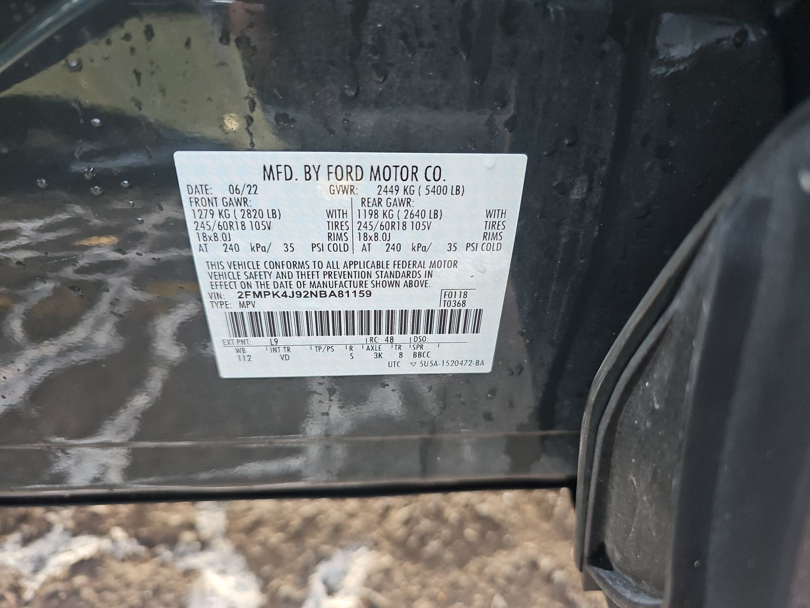 2022 Ford Edge SEL AWD