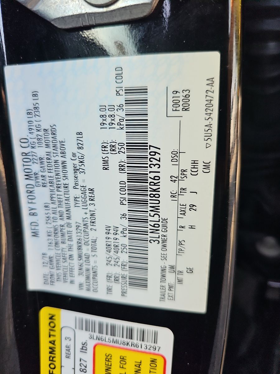 2019 Lincoln MKZ Hybrid Reserve II FWD