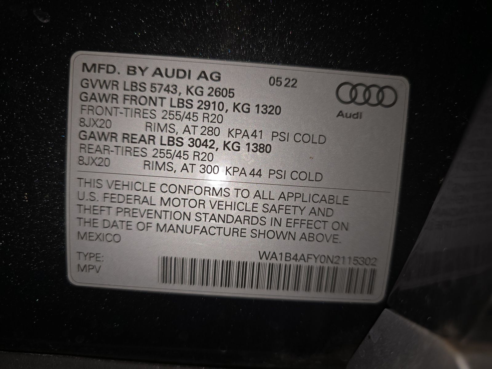 2022 Audi SQ5 Premium Plus AWD