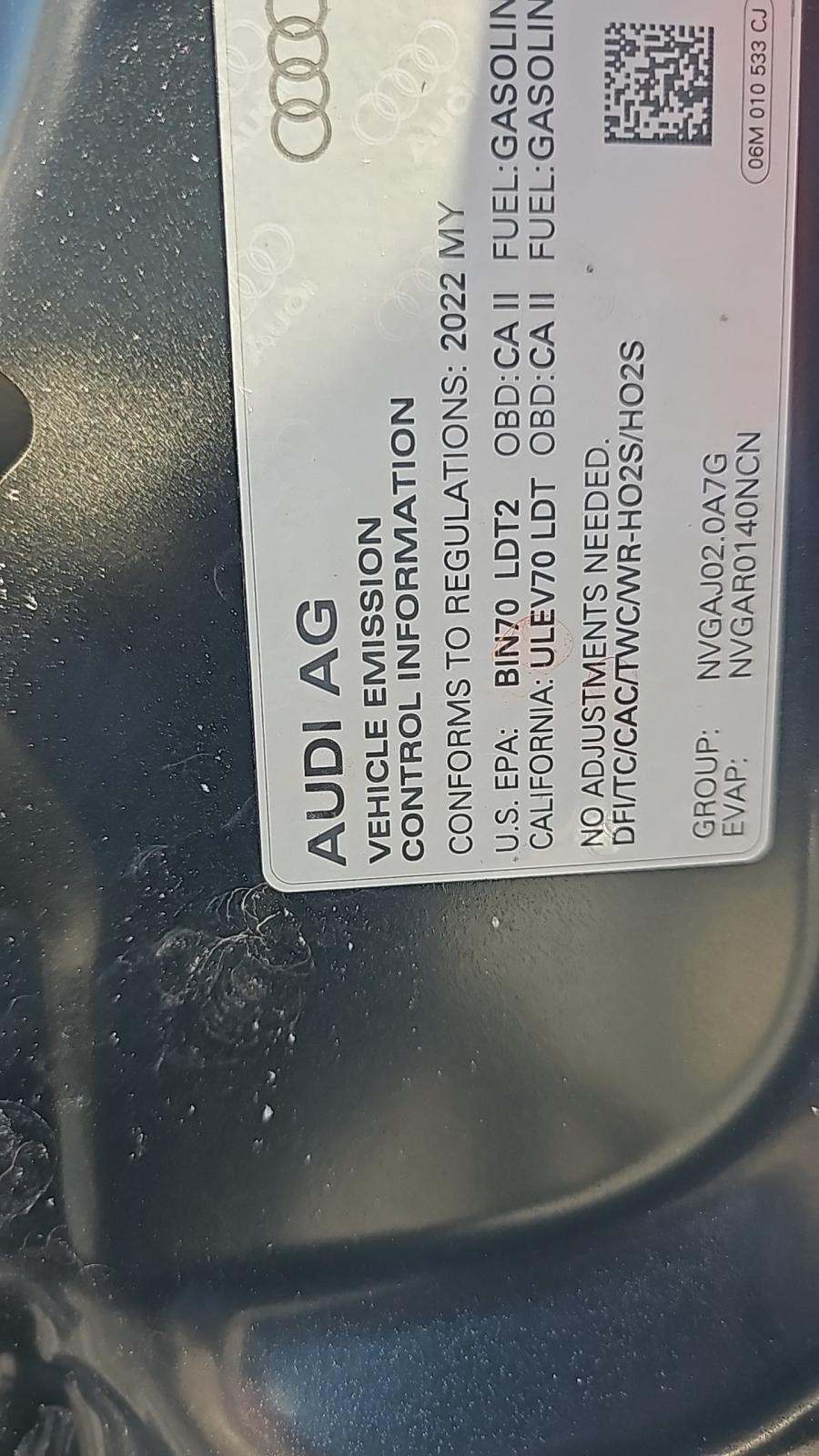 2022 Audi Q5 S line Premium Plus AWD