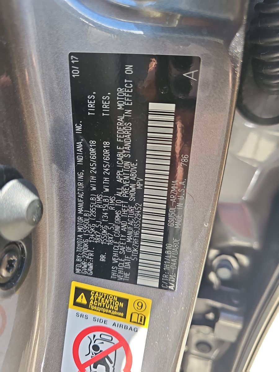 2018 Toyota Highlander XLE FWD