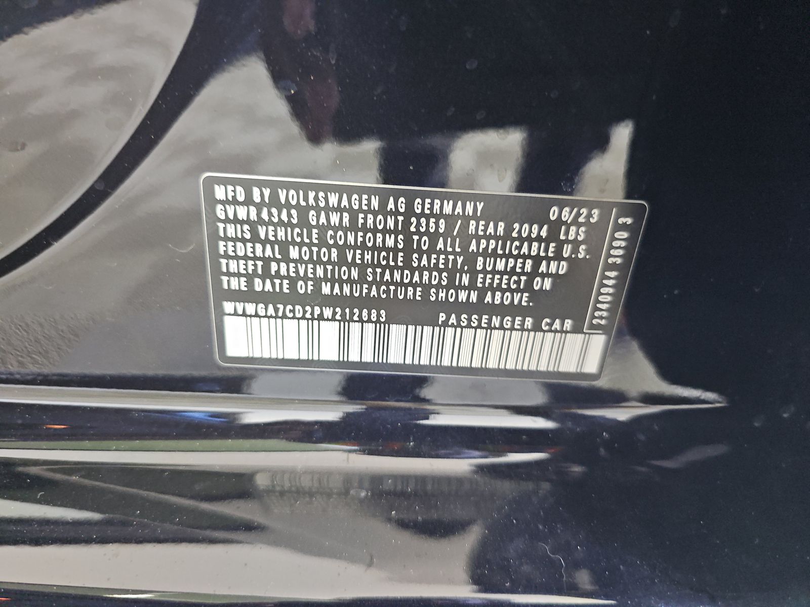 2023 Volkswagen Golf GTI 2.0T S FWD