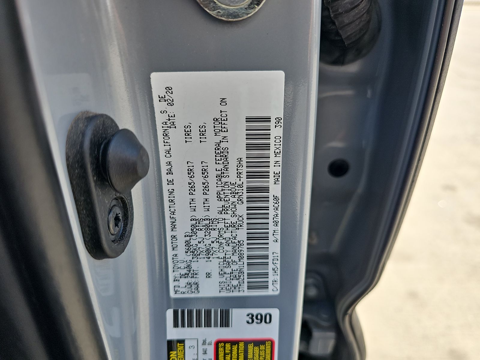 2020 Toyota Tacoma TRD Sport AWD