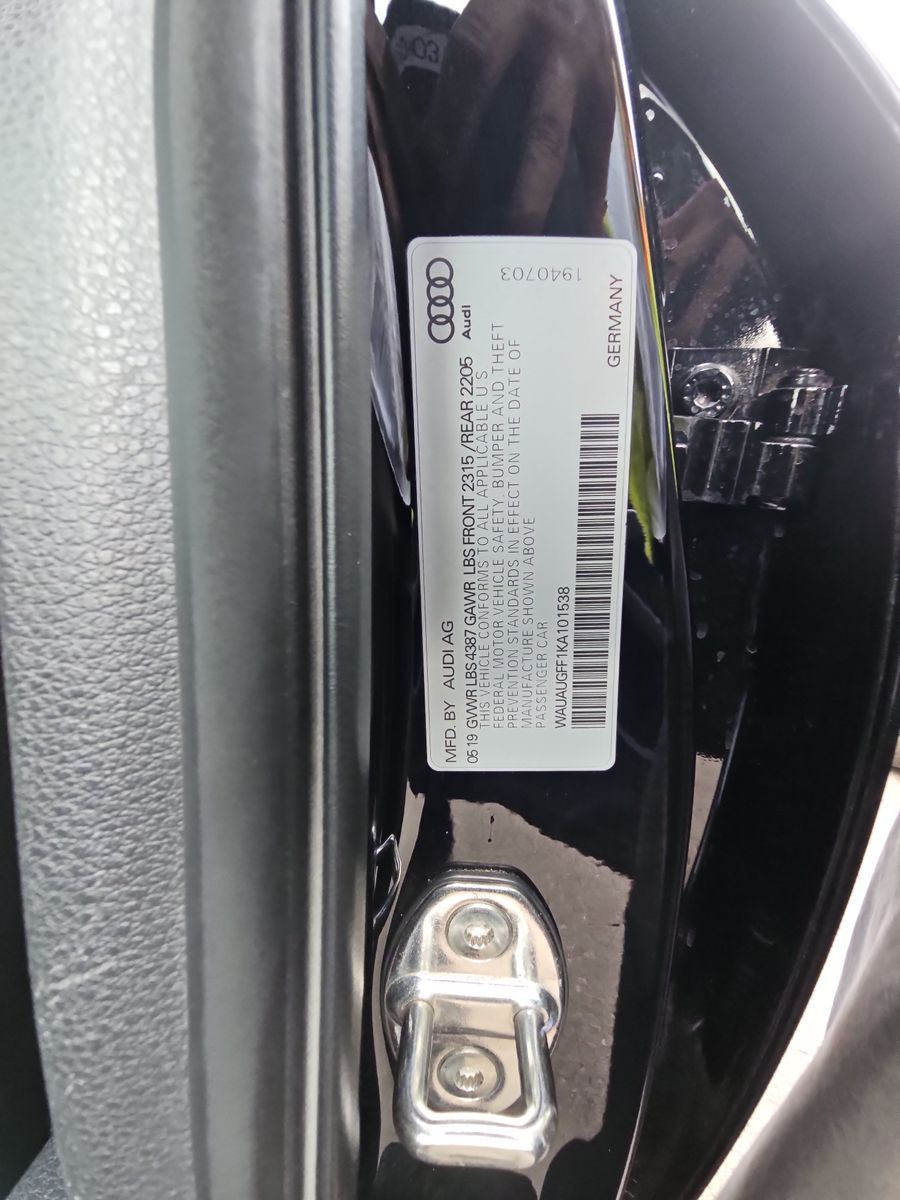 2019 Audi A3 2.0T Titanium Premium FWD