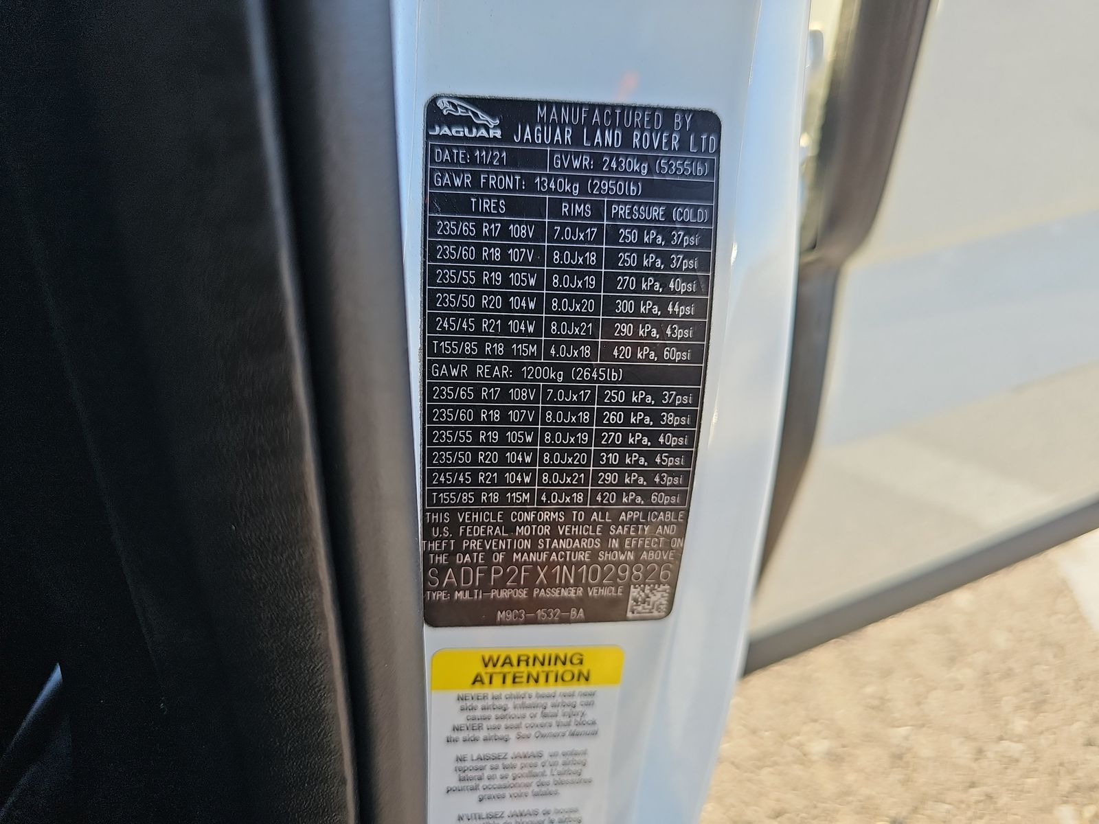 2022 Jaguar E-PACE SE AWD