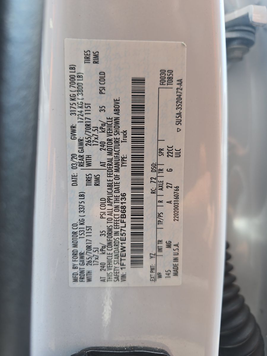 2020 Ford F-150 XLT AWD