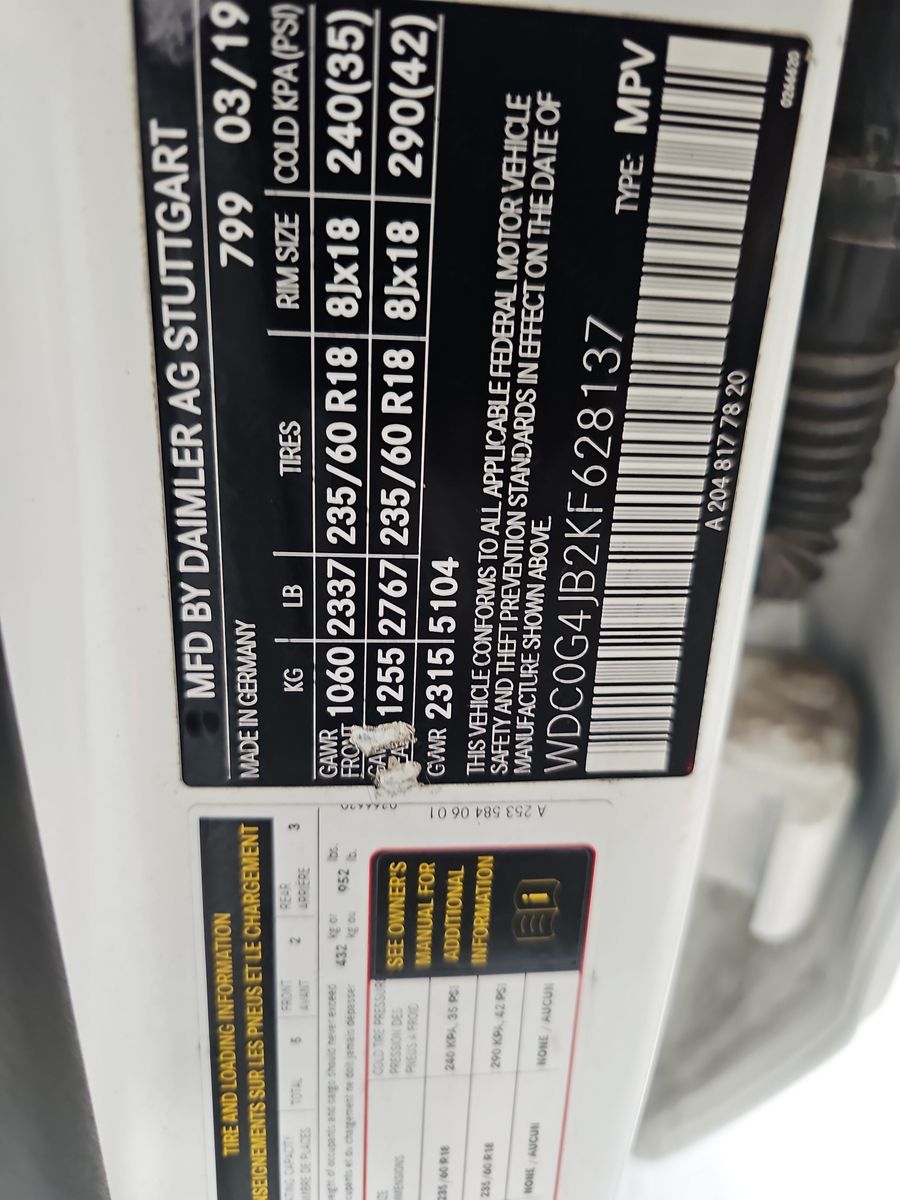 2019 Mercedes-Benz GLC GLC 300 RWD