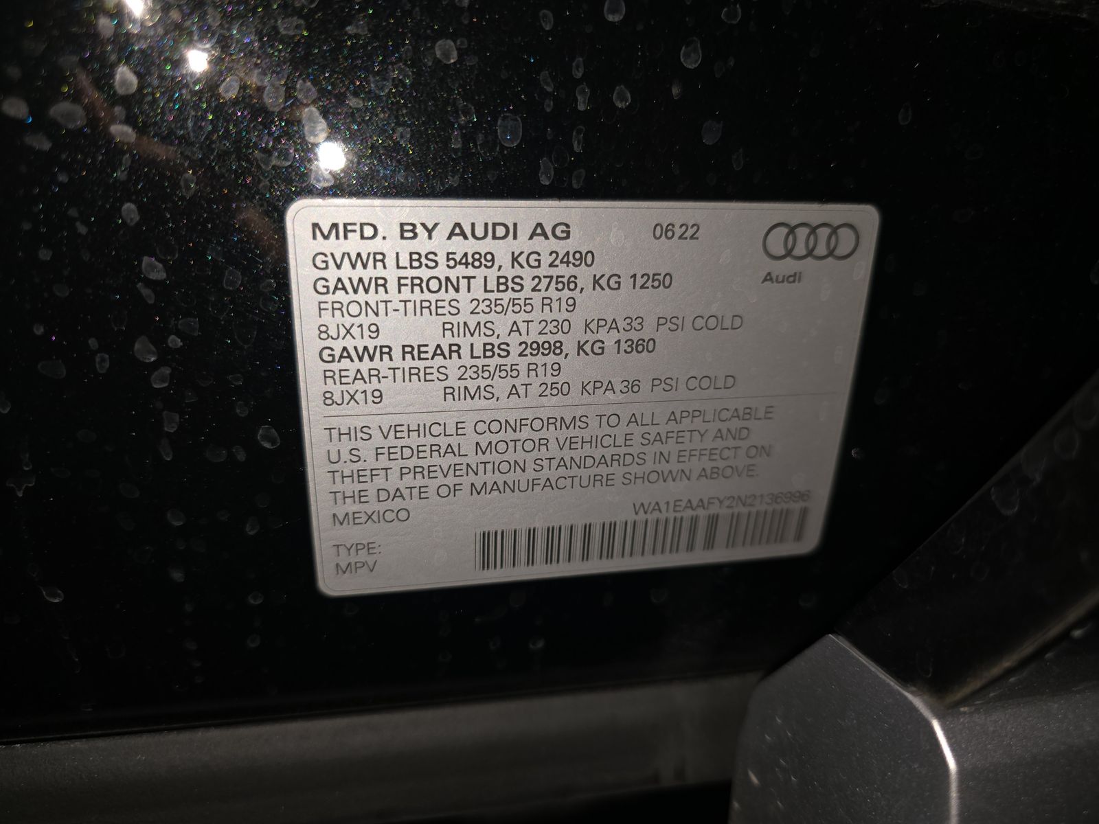 2022 Audi Q5 S line Premium Plus AWD