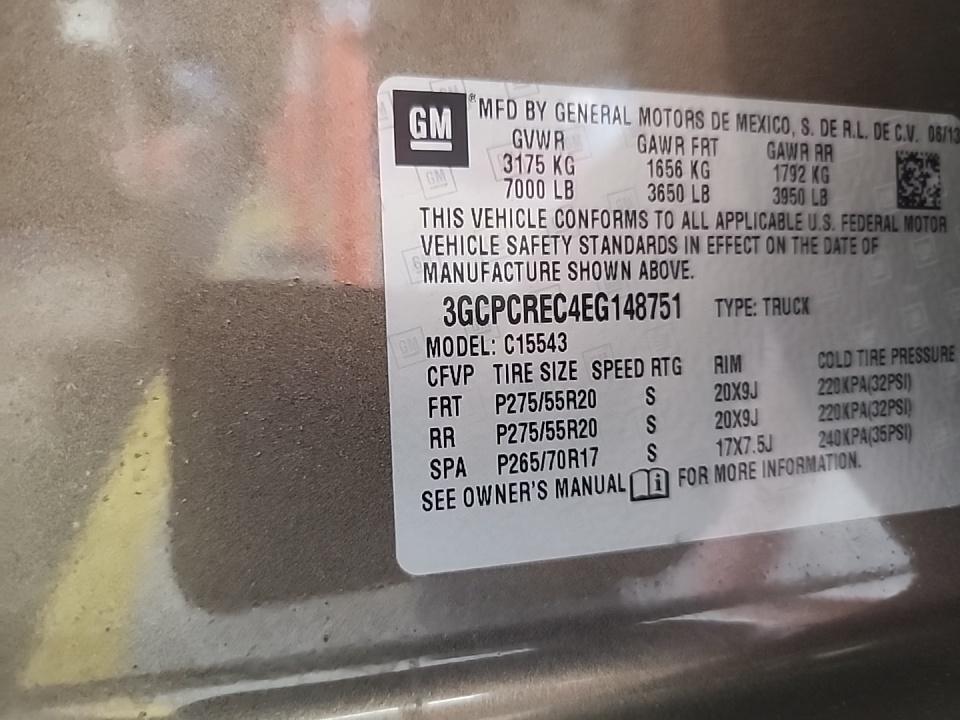 2014 Chevrolet Silverado 1500 LT RWD