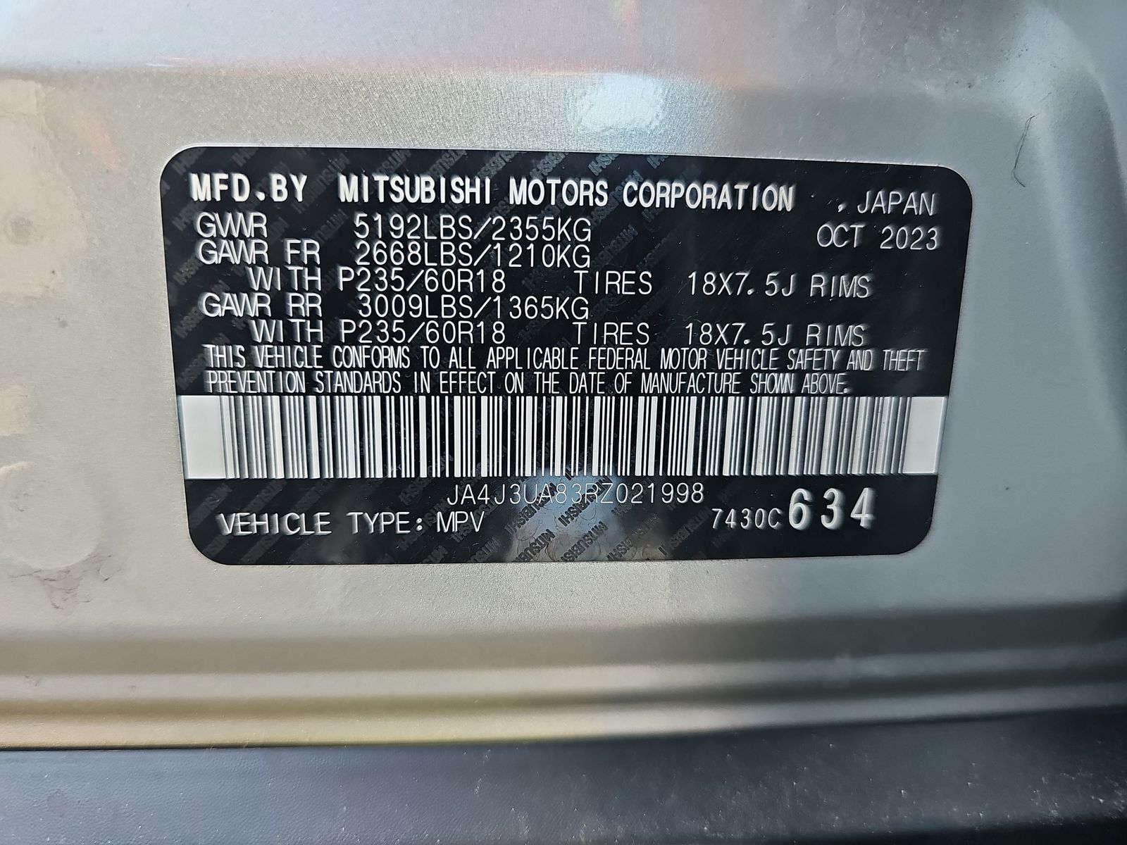 2024 Mitsubishi Outlander ES FWD