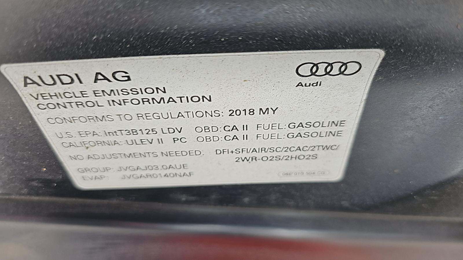 2018 Audi A7 3.0T Prestige AWD