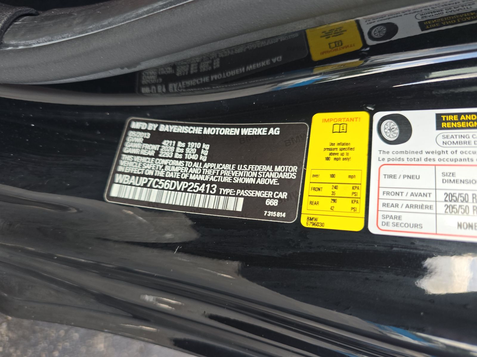 2013 BMW 1 Series 128i RWD