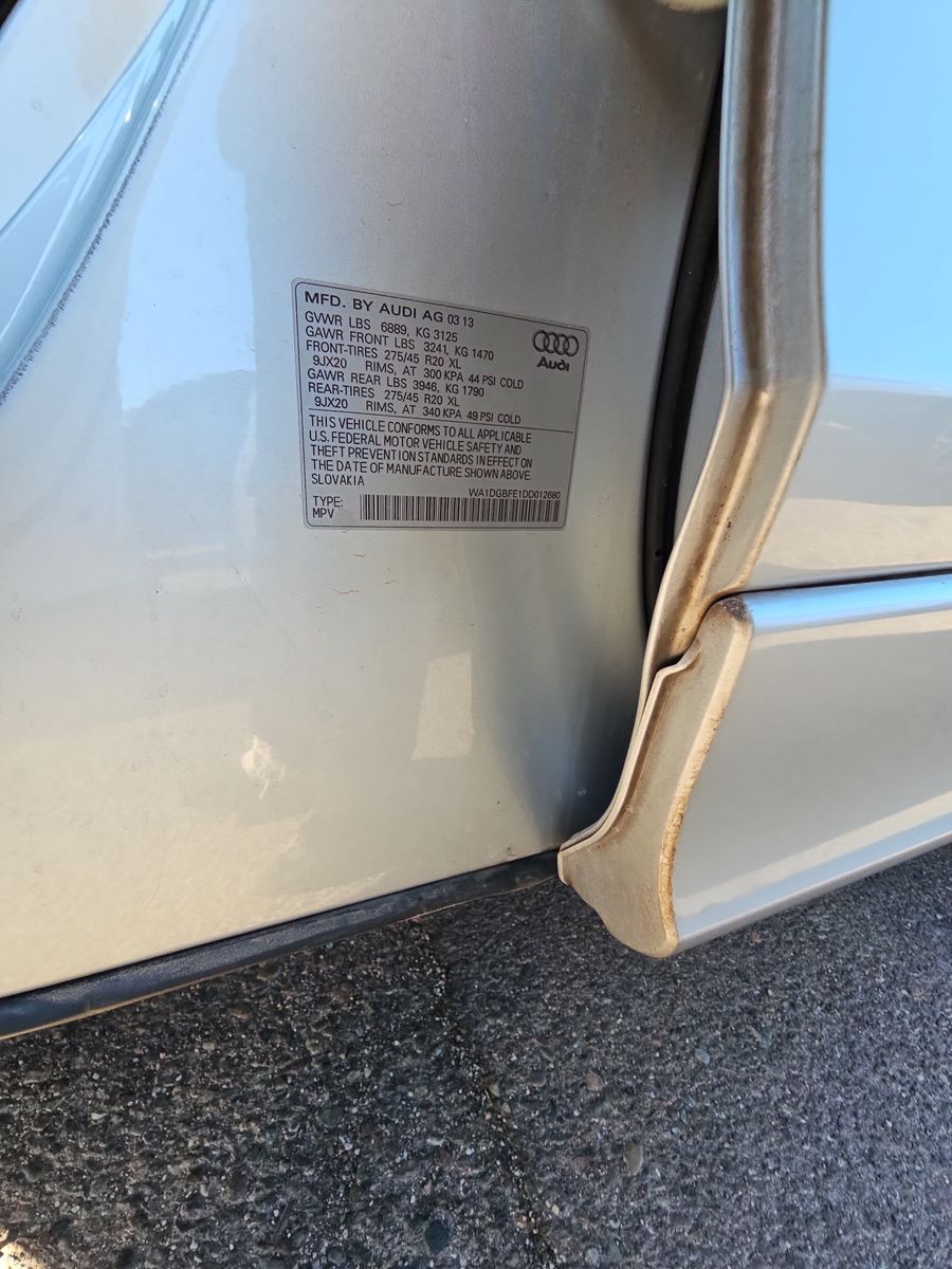 2013 Audi Q7 3.0T S line Prestige AWD