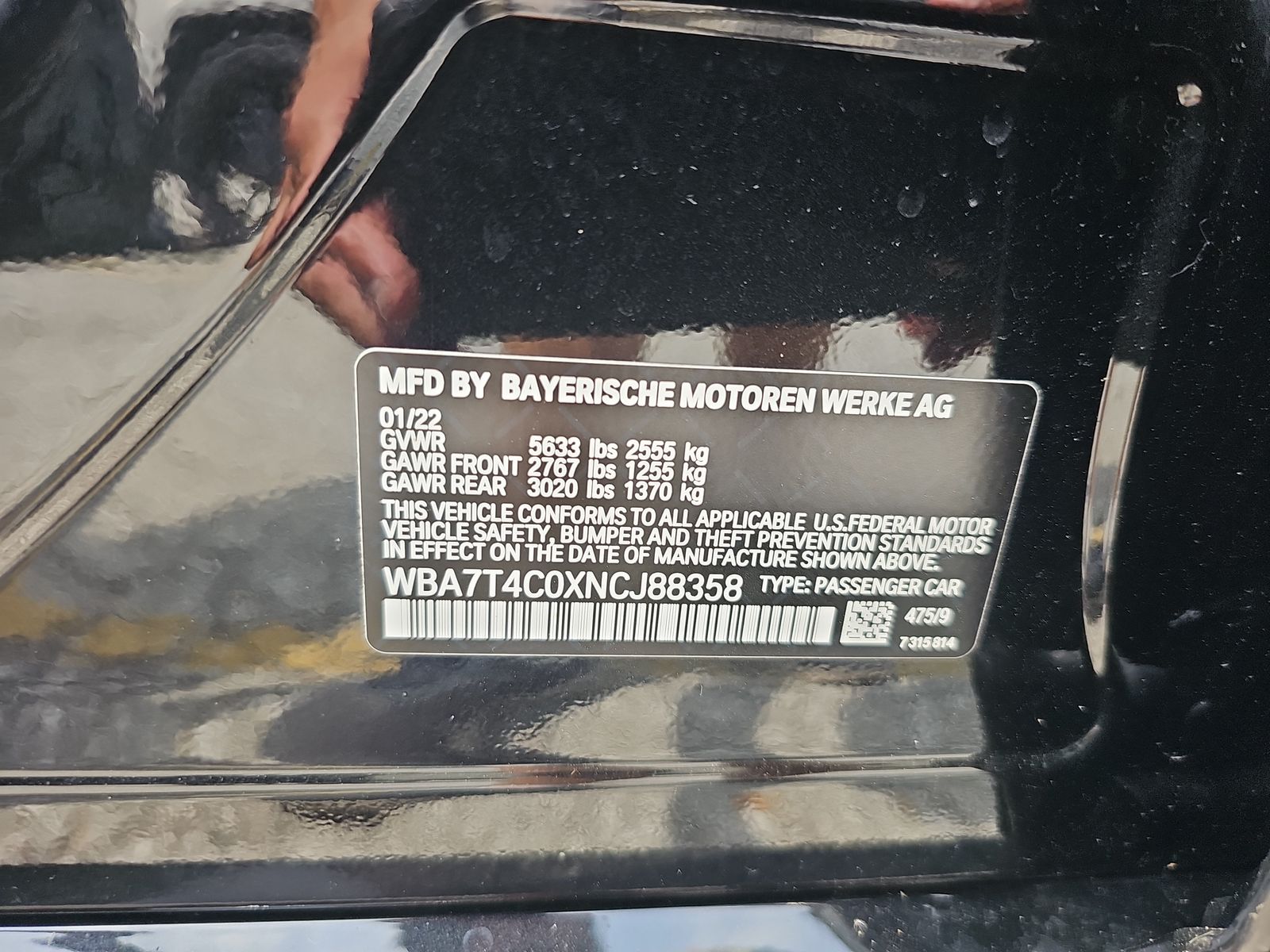 2022 BMW 7 Series 740i xDrive AWD