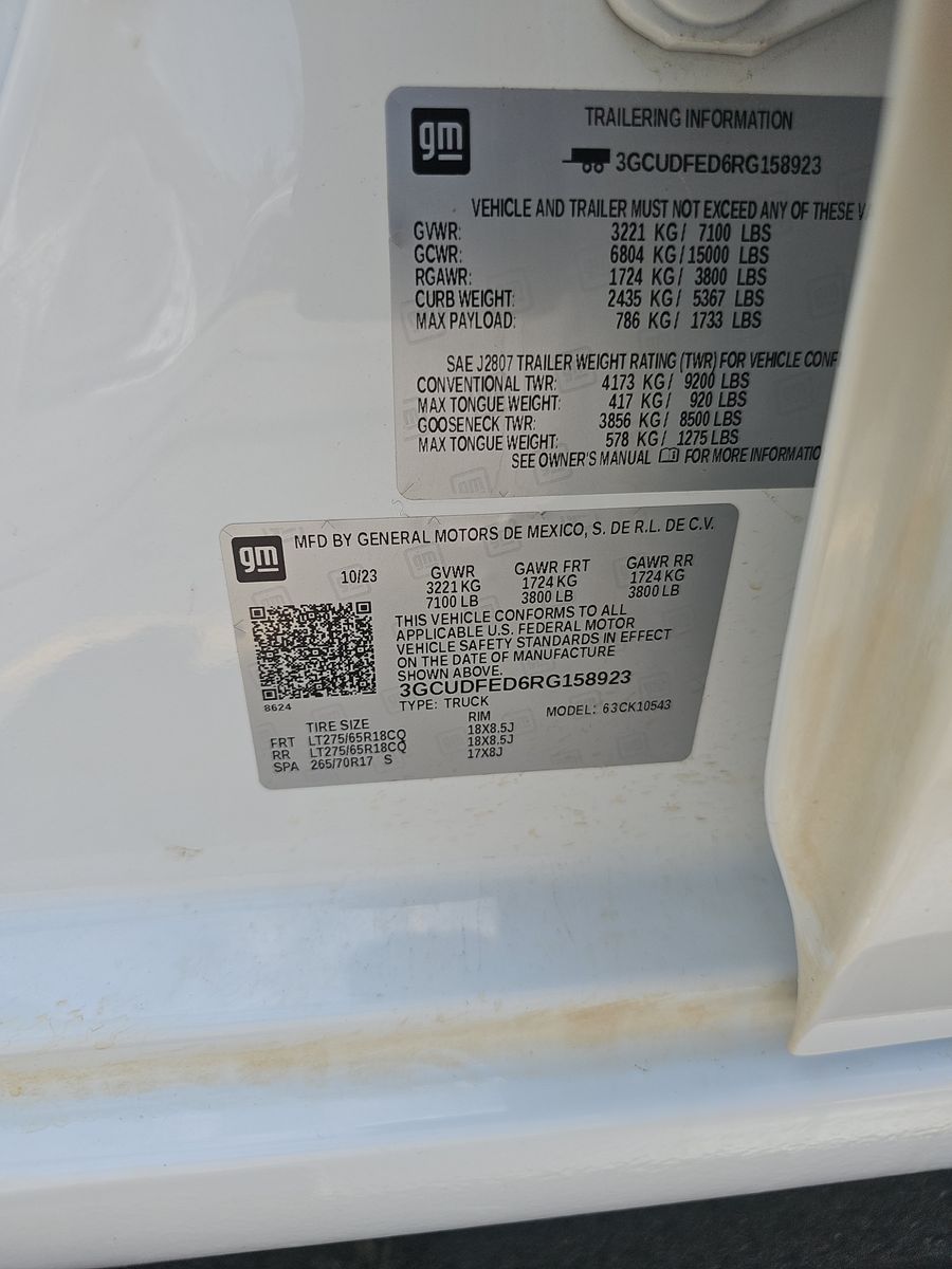 2024 Chevrolet Silverado 1500 LT Trail Boss AWD