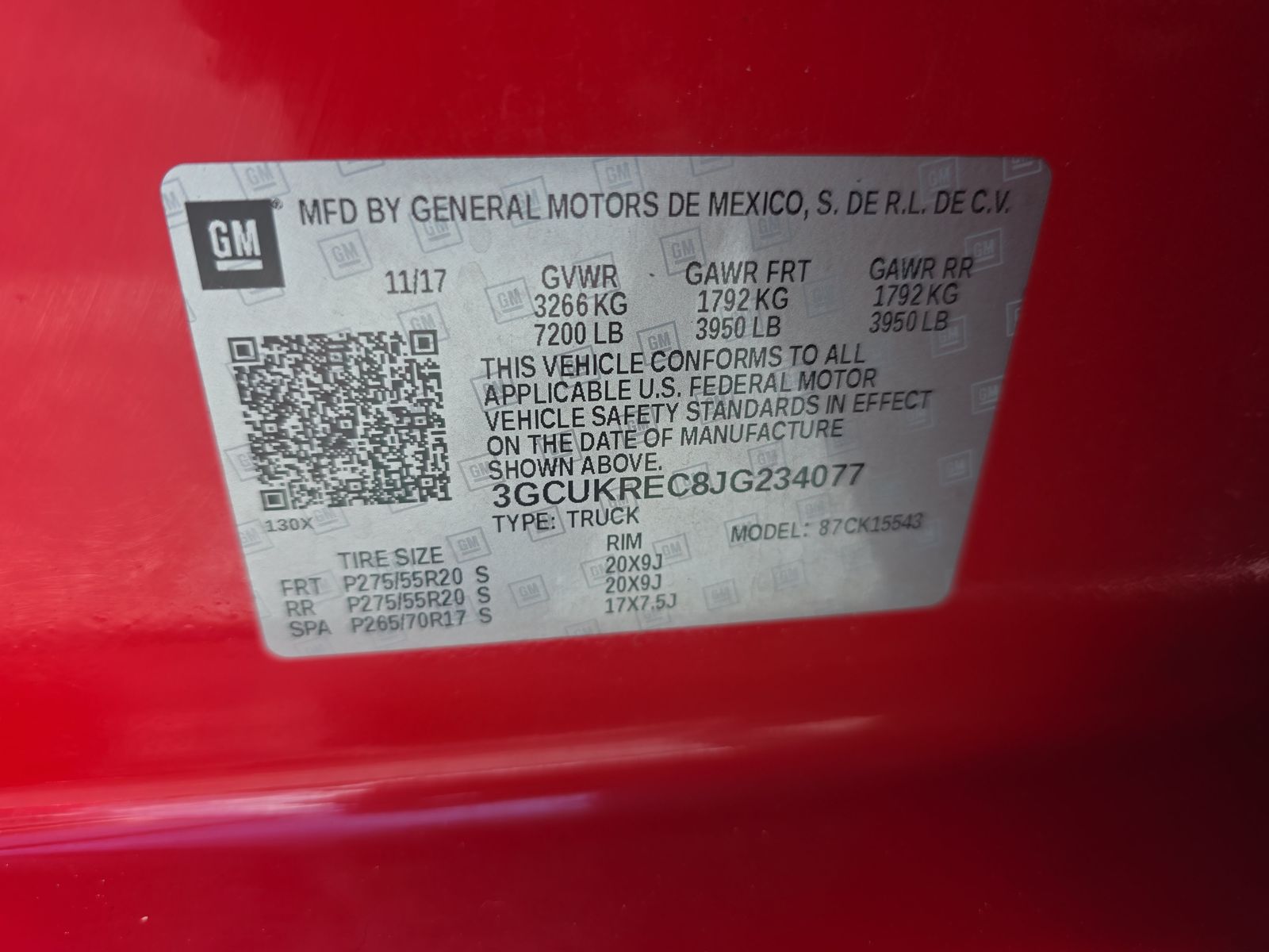 2018 Chevrolet Silverado 1500 LT Z71 AWD