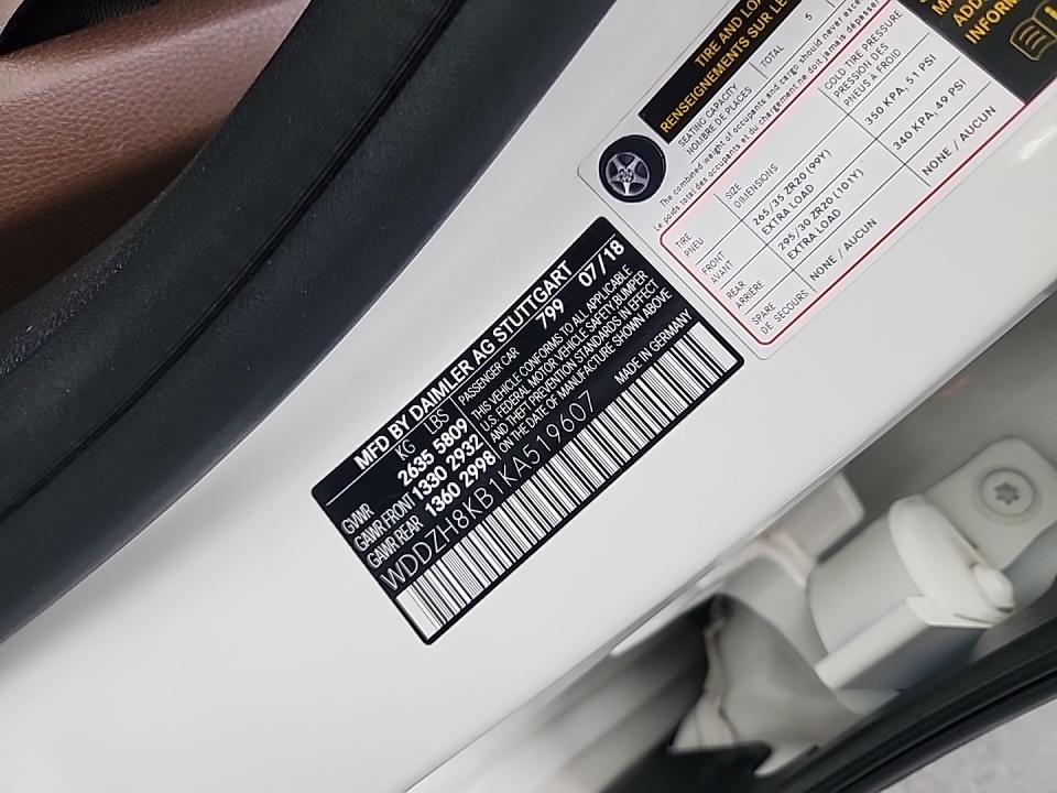 2019 Mercedes-Benz E-Class AMG E 63 S AWD