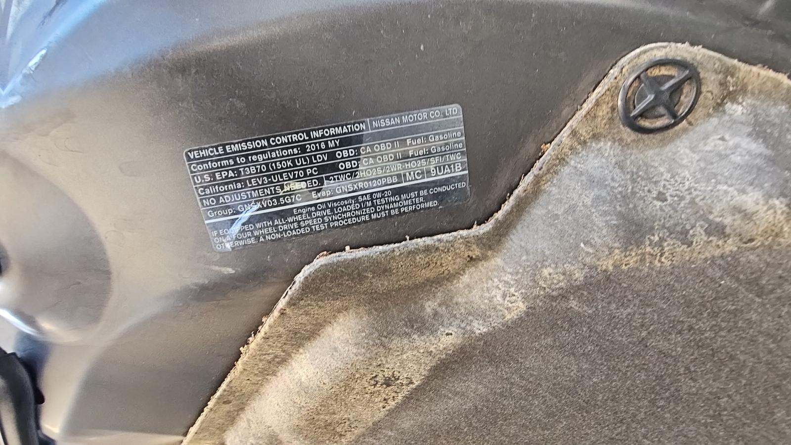 2016 Nissan Murano S FWD