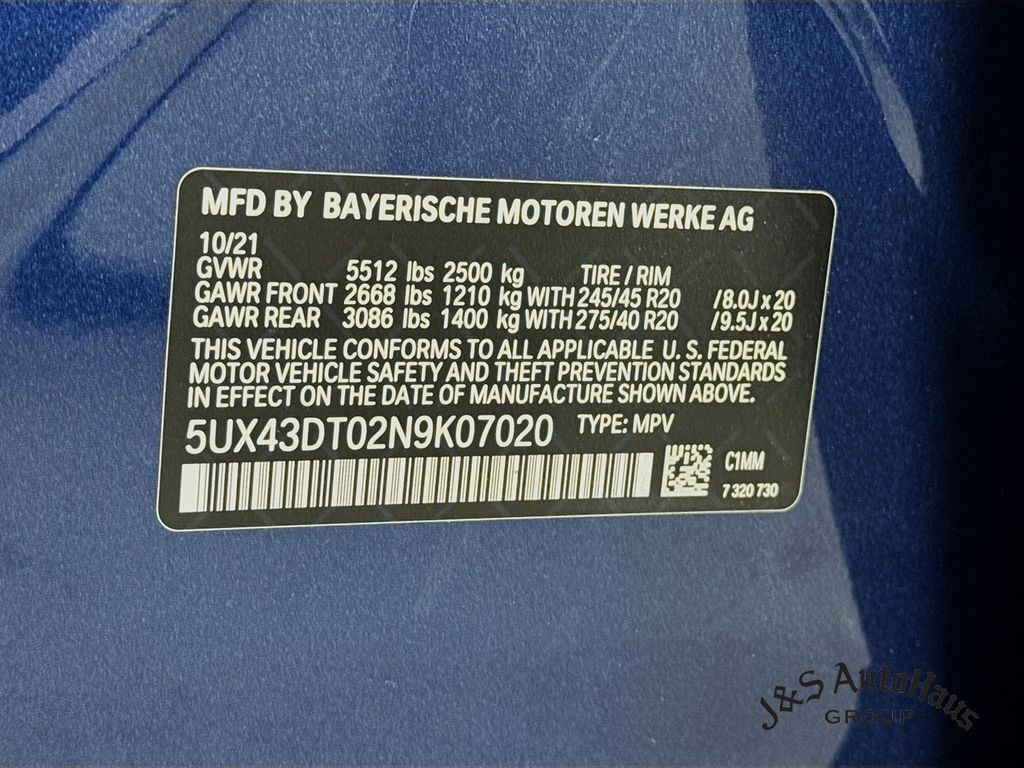 2022 BMW X4 M40i AWD