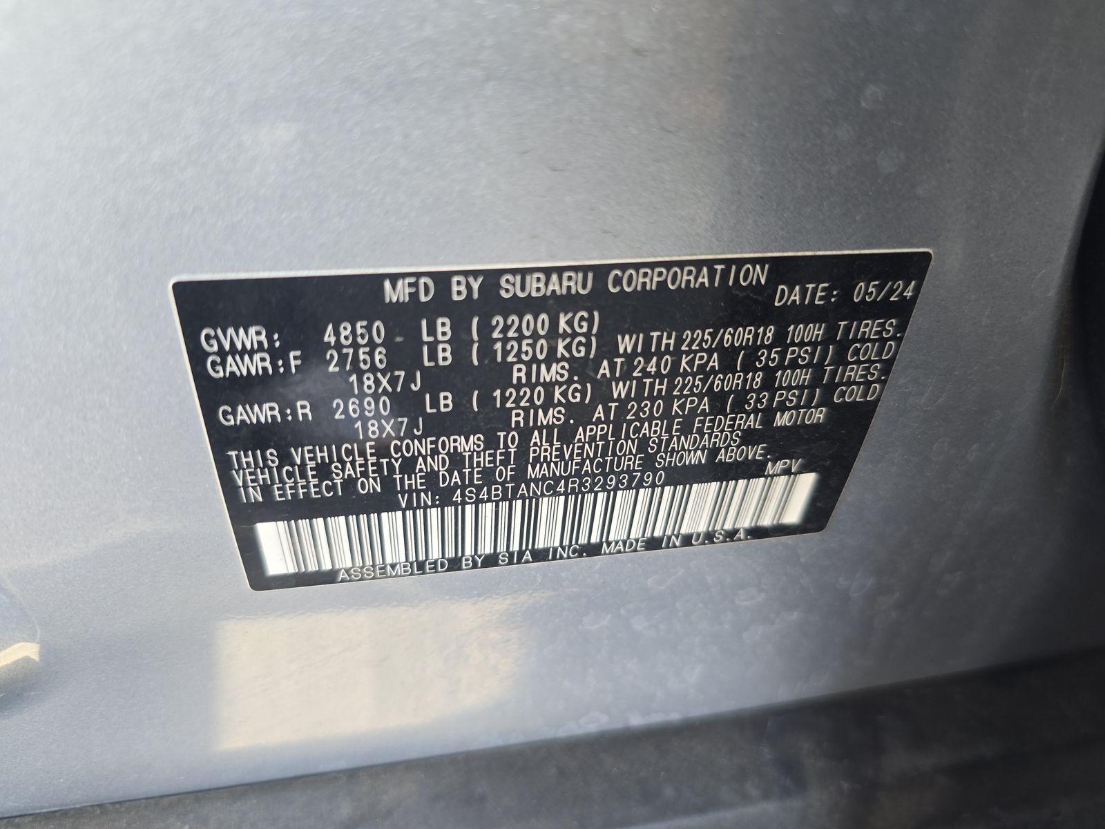 2024 Subaru Outback Limited AWD