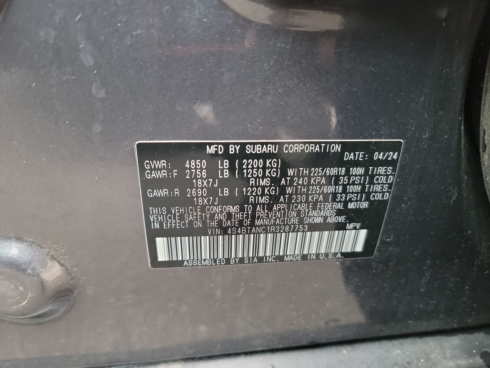 2024 Subaru Outback Limited AWD