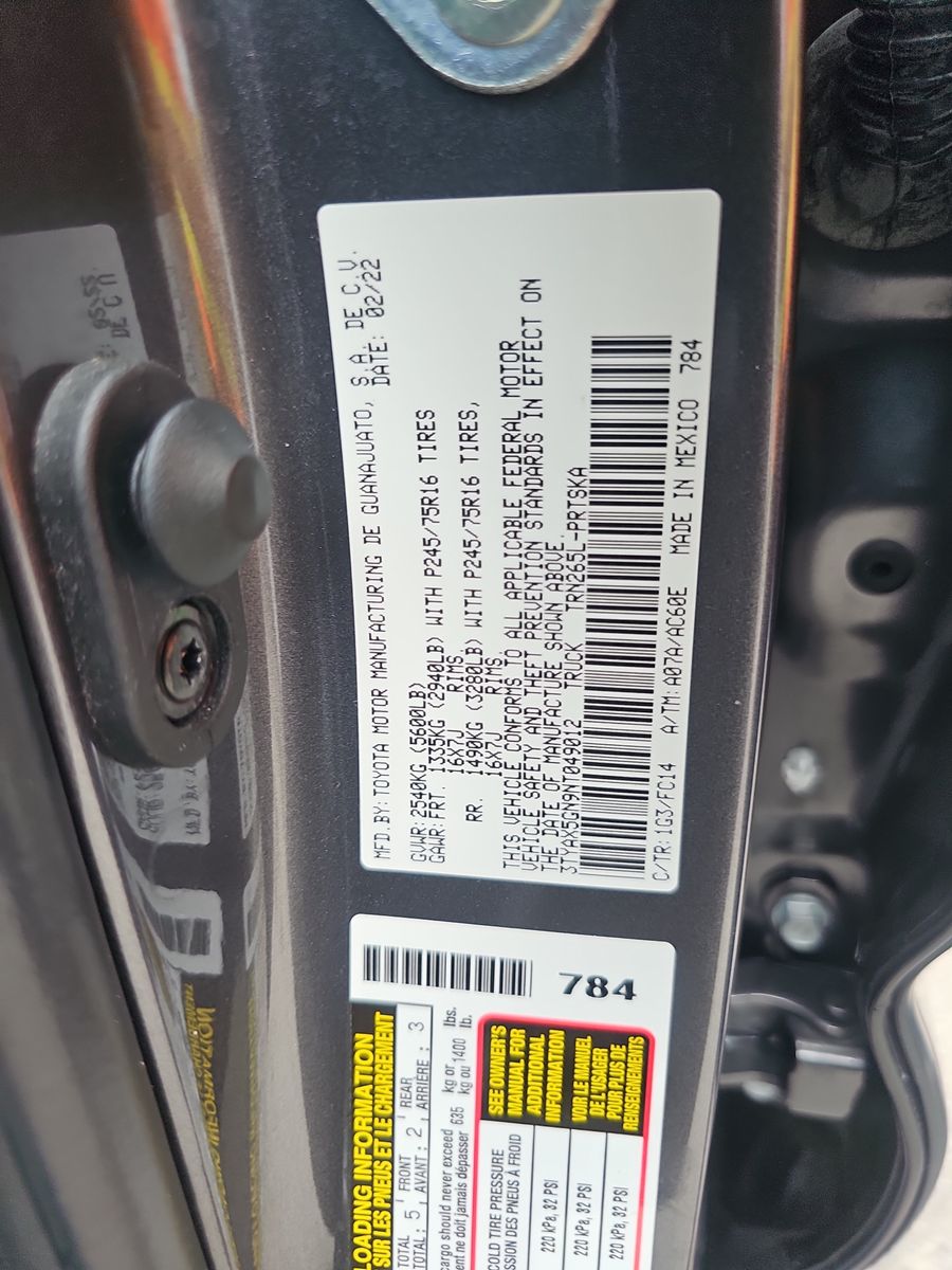 2022 Toyota Tacoma SR5 RWD