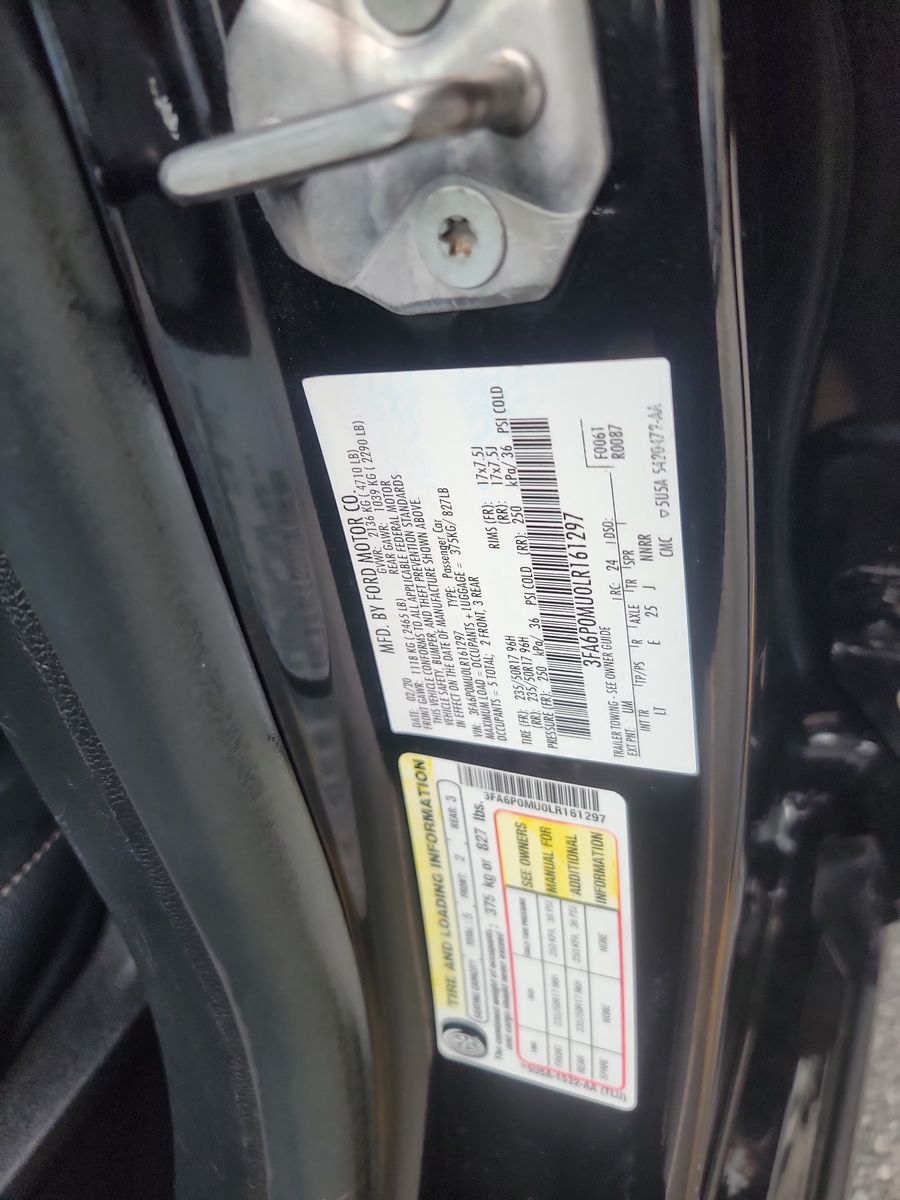 2020 Ford Fusion Hybrid SEL FWD
