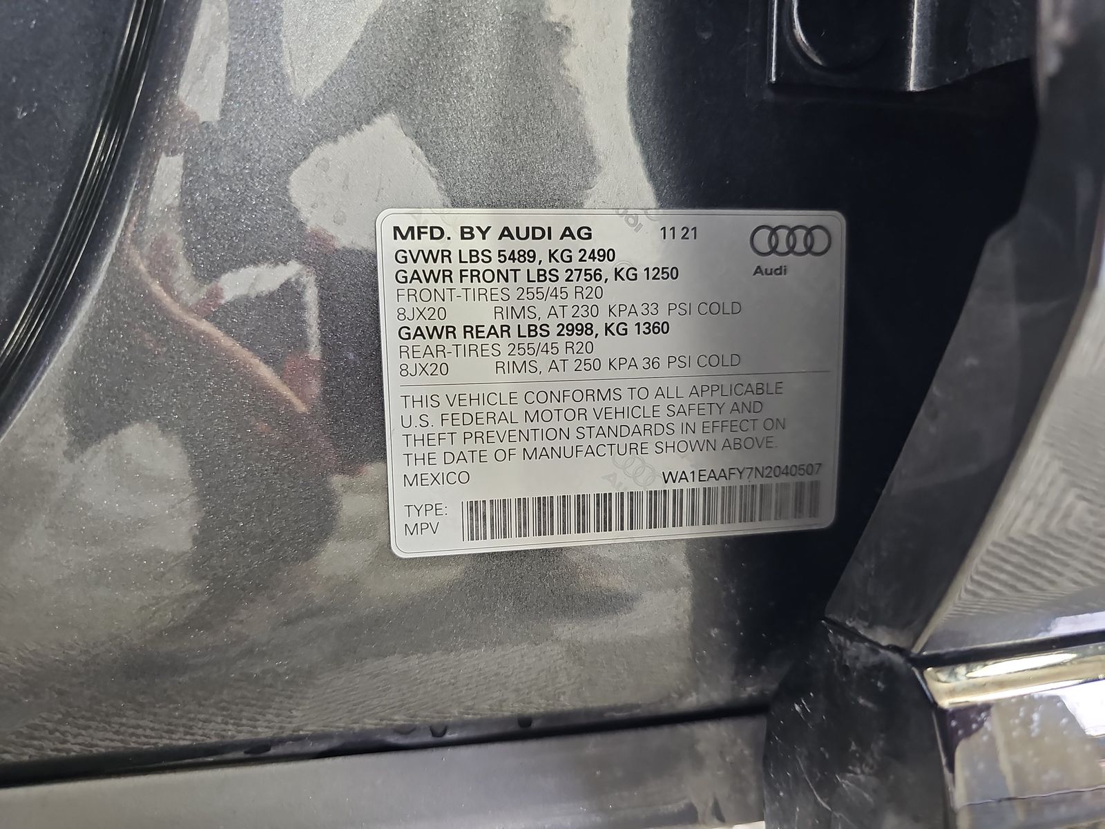 2022 Audi Q5 S line Premium Plus AWD